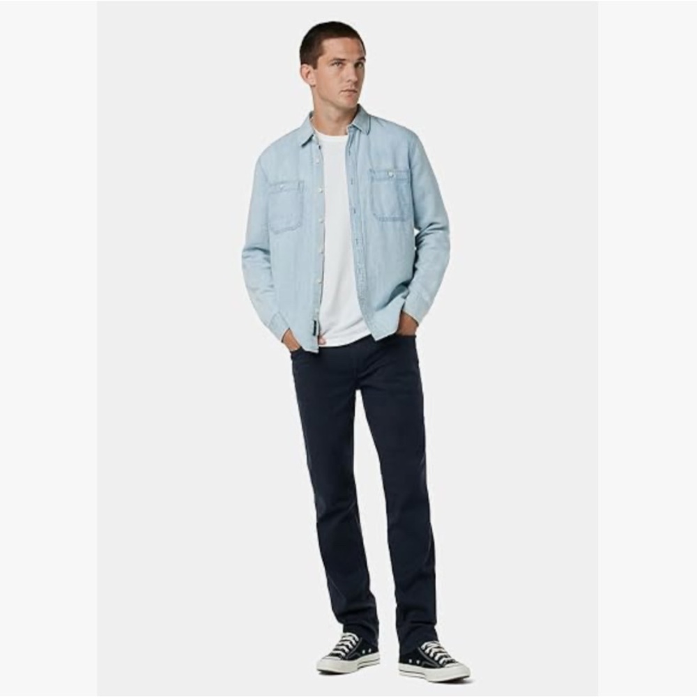 New Joe’s Jeans Men's Brixton Non-Denim Straight + Narrow Pants Night Sky 29